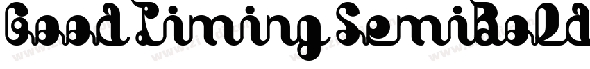 Good Timing SemiBold字体转换